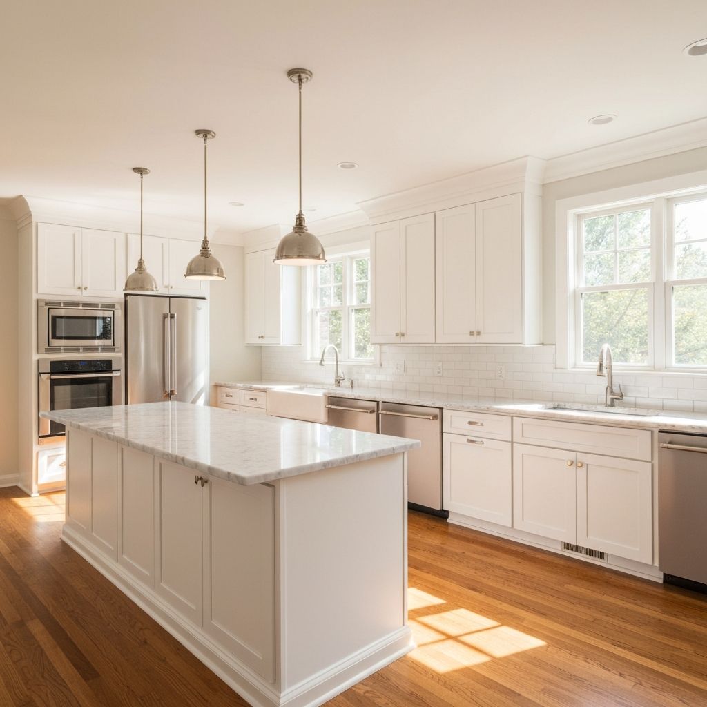 Cocina moderna completamente remodelada - resultado final